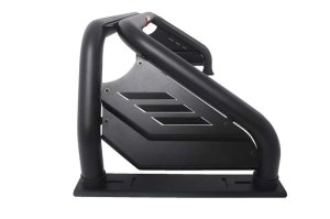 Dodge Ram Sport Bar - Dee Zee - Louvered Side Panels - Black - `02-`23